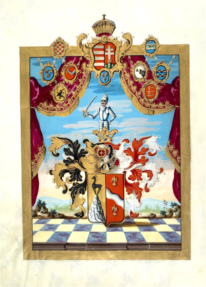 Adelsdiplom - Martony 1790 - Wappen