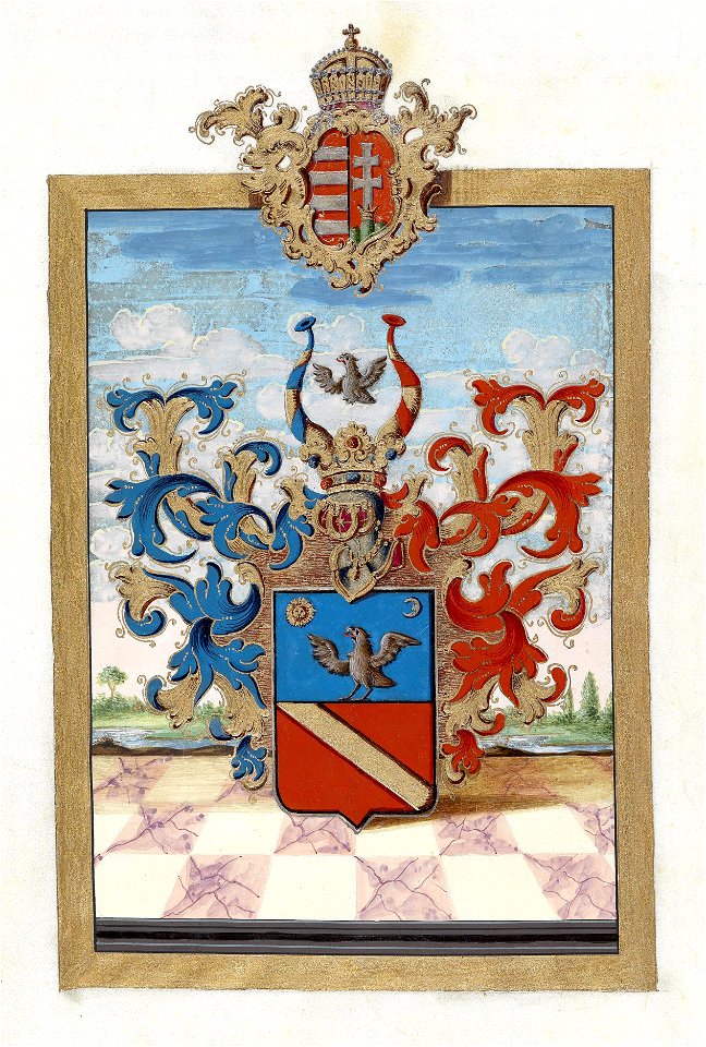 Adelsdiplom - Privitzer 1808 - Wappen