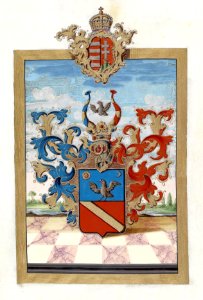 Adelsdiplom - Privitzer 1808 - Wappen