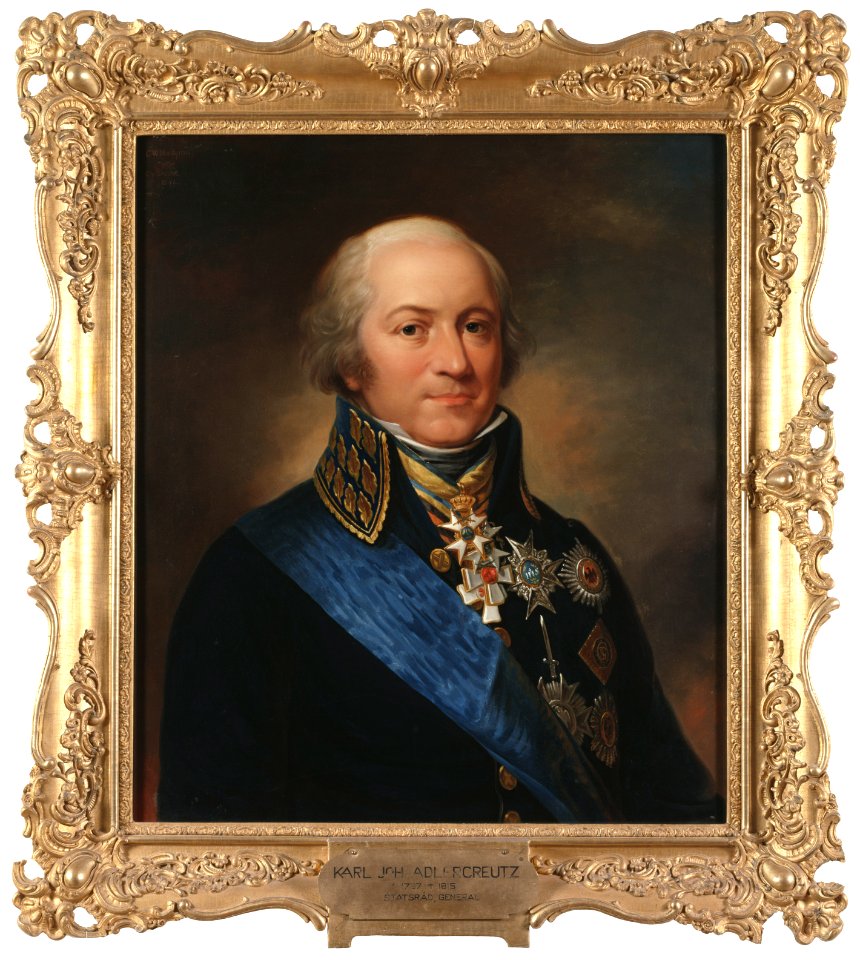 Adlercreutz Karl Johan Adlercreutz, 1757-1815 (Carl Wilhelm Nordgren) - Nationalmuseum - 15479