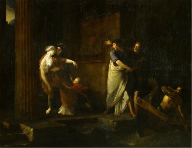 Adieux de Brutus à Porcie (Dubost, 1799)