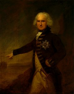 Admiral Alexander Hood, 1726-1814, 1st Viscount Bridport RMG BHC2571