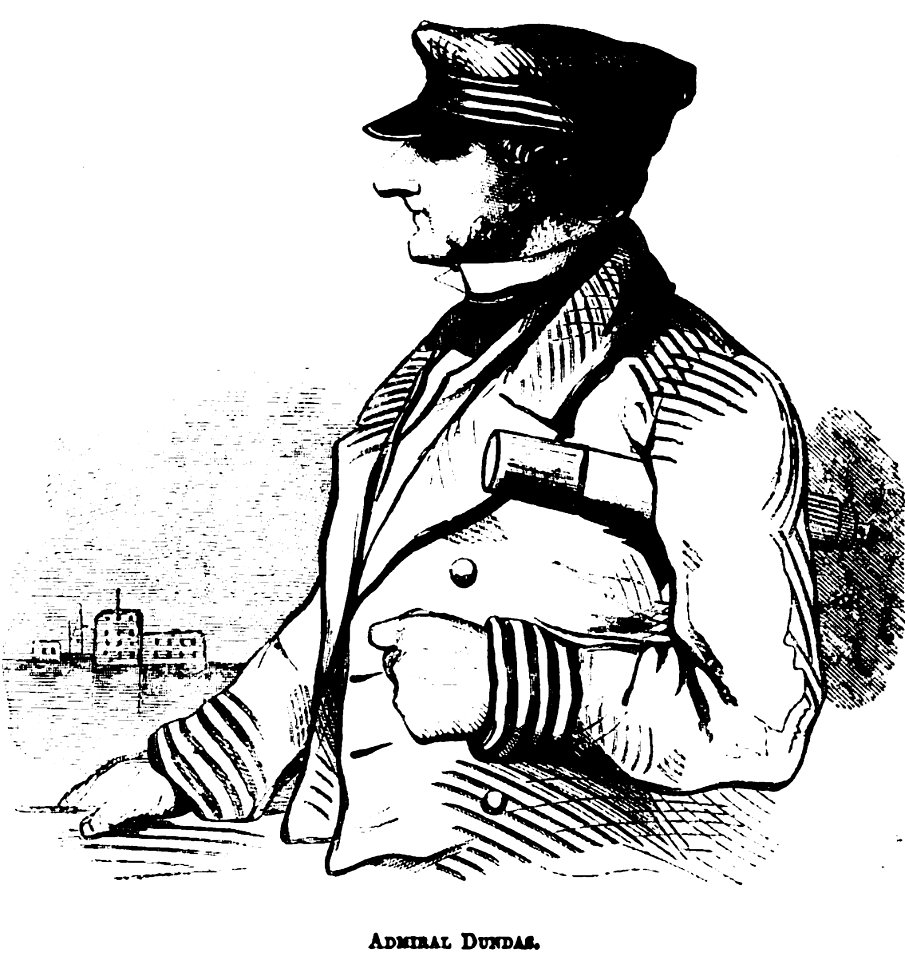 Admiral Dundas. George Dodd. Pictorial history of the Russian war 1854-5-6
