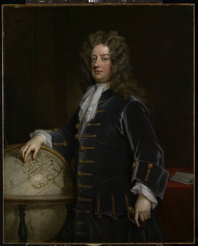 Admiral Edward Russell, 1652-1727, 1st Earl of Orford RMG L9768