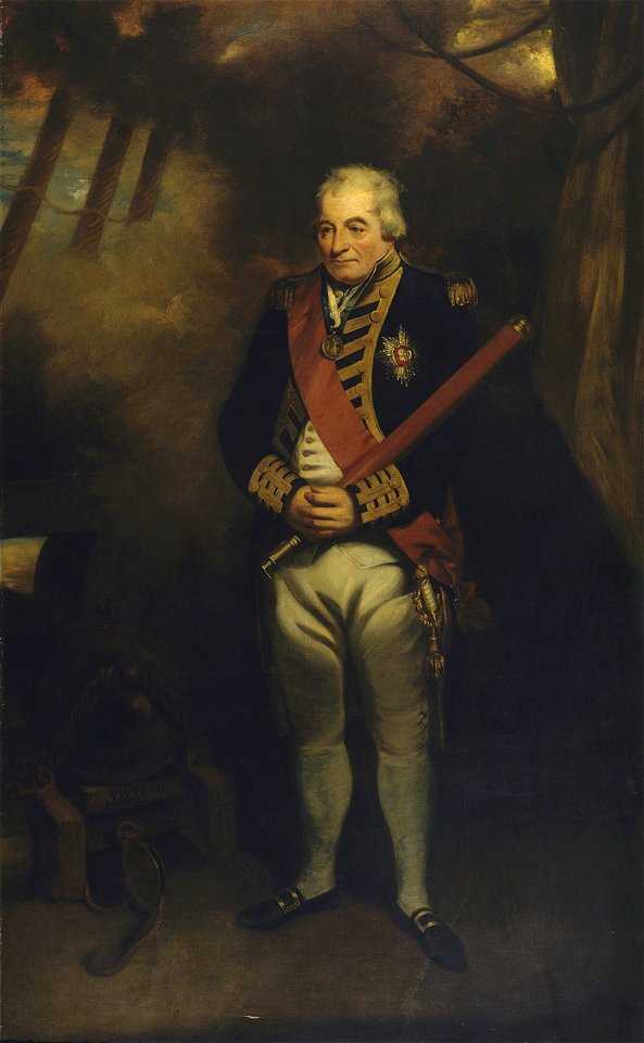 Admiral John Jervis, 1735-1823, 1st Earl of St Vincent RMG L8415
