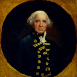 Admiral Richard Howe, 1726-99, 1st Earl Howe RMG L8412