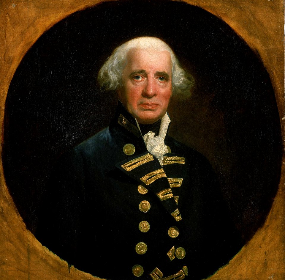Admiral Richard Howe, 1726-99, 1st Earl Howe RMG BHC2790