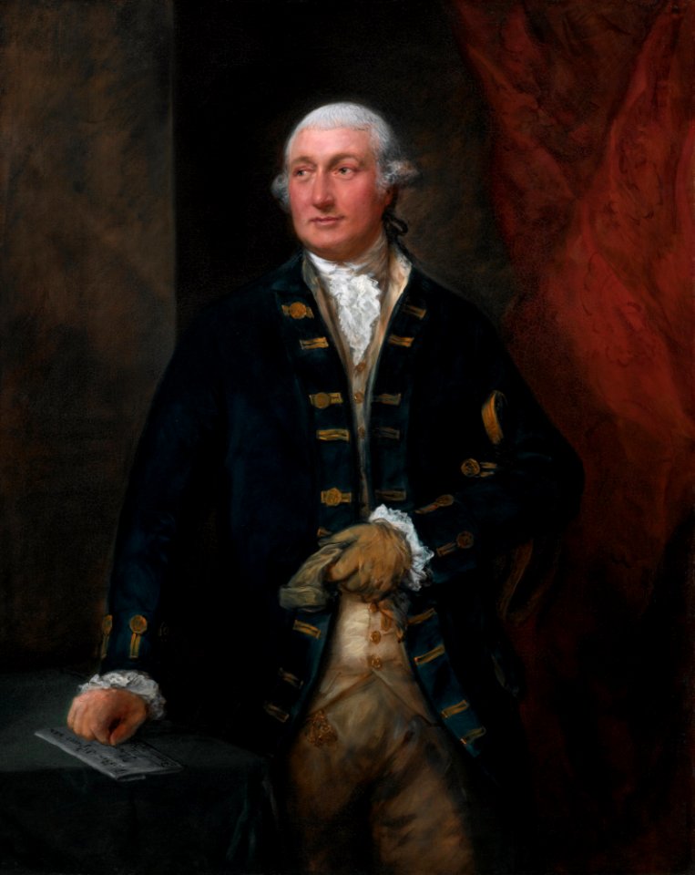 Admiral Lord Graves, 1st Baron Graves of Gravesend, by Thomas Gainsborough