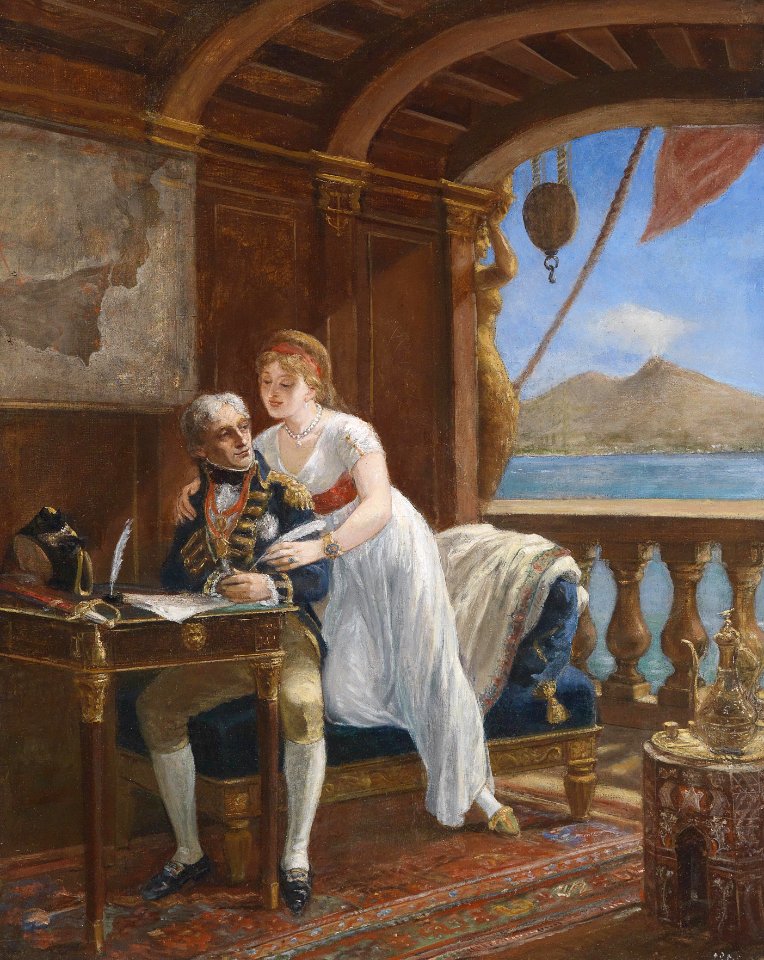 Admiral Nelson und Lady Hamilton in Neapel