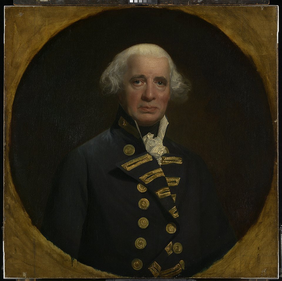 Admiral Richard Howe, 1726-99, 1st Earl Howe RMG L9764