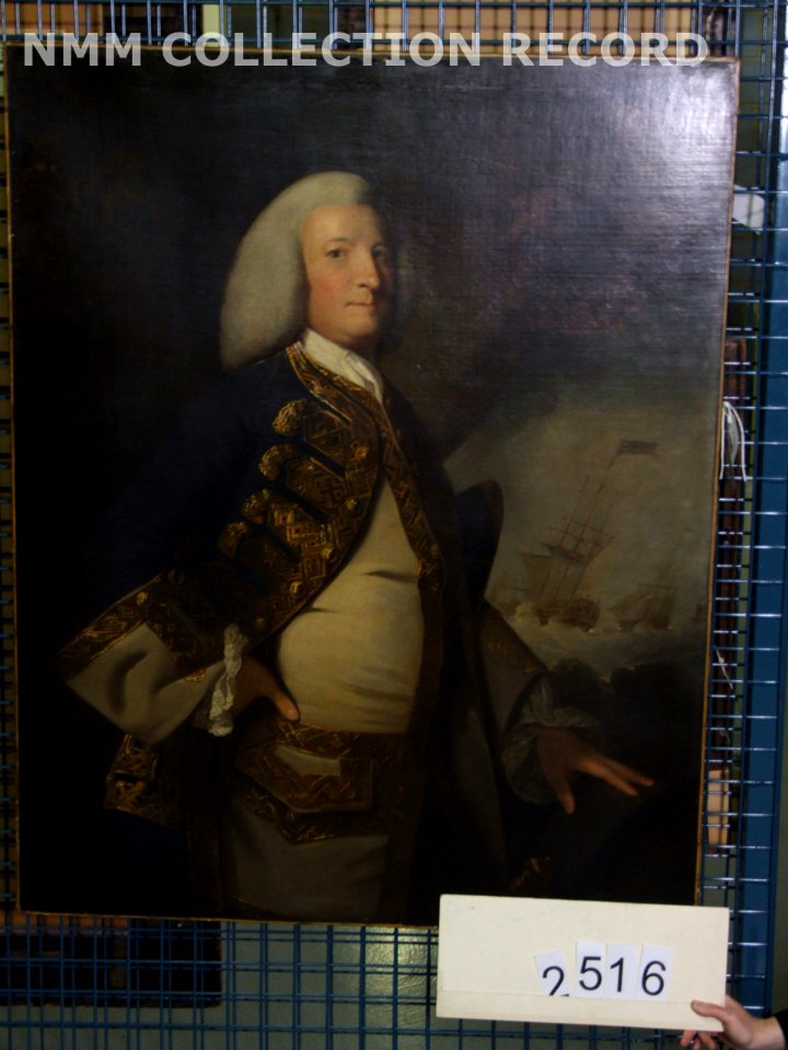 Admiral Sir George Anson, 1st Baron Anson (1697-1762) RMG RP6223