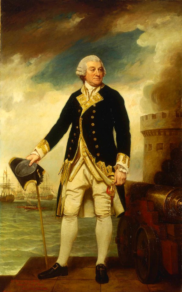 Admiral Sir Francis Geary, 1709-10-1796 RMG BHC2707