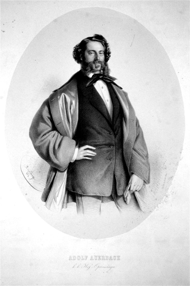 Adolf Auerbach Litho