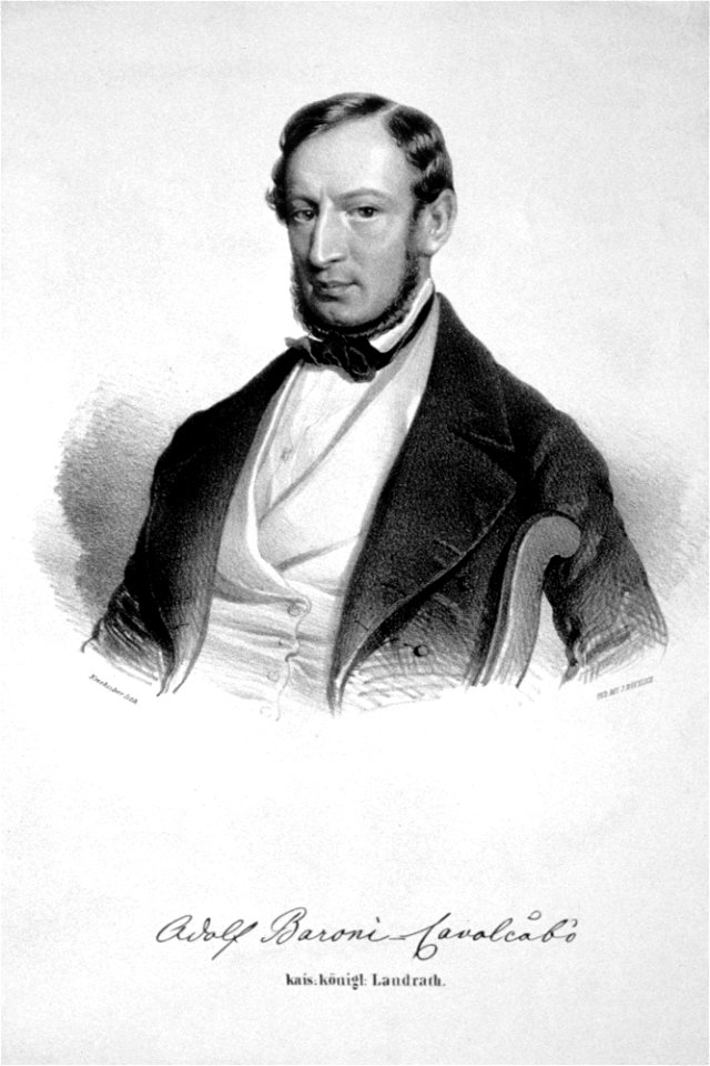 Adolf Baroni-Cavalcabò Litho