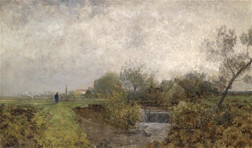 Adolf Ditscheiner Moorlandschaft 1899