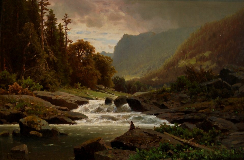 Adolf Chwala (1836-1900) - Waldbach im Pongau