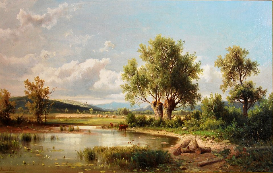 Adolf Chwala (1836-1900) - U řeky