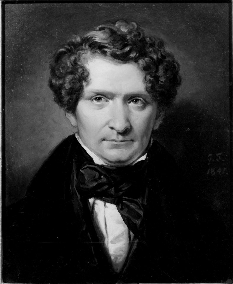 Adolf Fredrik Lindblad, 1801-1878 (Johan Gustaf Sandberg) - Nationalmuseum - 39076