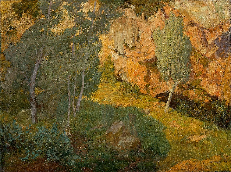 Adolf Gross - Sonniges Felsental - 1451 - Österreichische Galerie Belvedere