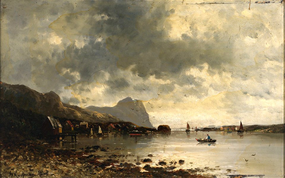 Adolf Kaufmann Fjordlandschaft