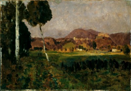 Adolf Gustav Ditscheiner - Burg Hohensalzburg mit Gaisberg - 6056 - Österreichische Galerie Belvedere