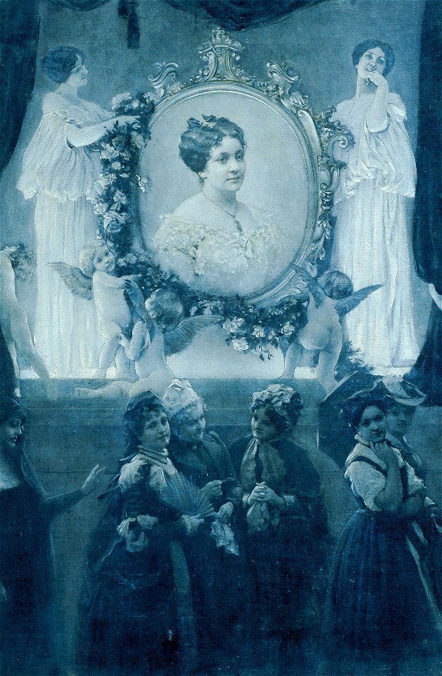 Adolf Hirémy-Hirschl - Die Schauspielerin Helene Hartmann - 491 - Österreichische Galerie Belvedere