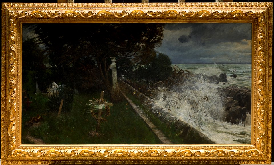 Adolf Hiremy-Hirschl - Seaside Cemetery (Seefriedhof) - 1991.28 - Dallas Museum of Art