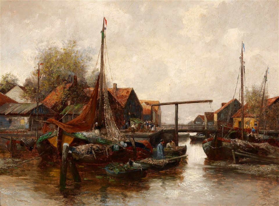 Adolf Kaufmann - In the Harbour
