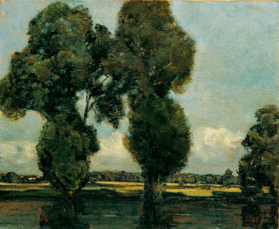 Adolf Hölzel - Silberpappeln - 433g - Österreichische Galerie Belvedere