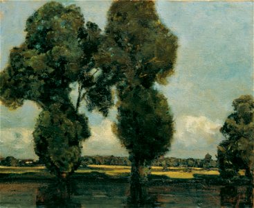 Adolf Hölzel - Silberpappeln - 433g - Österreichische Galerie Belvedere