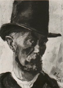 Adolf Hildenbrand-Pforzheim - Selbstbildnis 1926