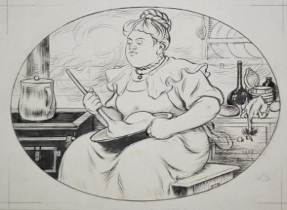 Adolf Oberländer - Unsere Lina, 1909