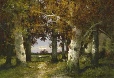 Adolf Kaufmann Waldlandschaft