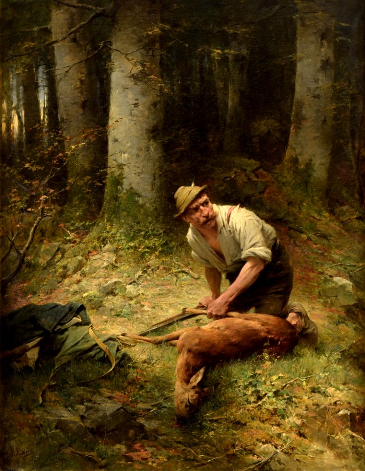 Adolf Lüben Der Wilddieb