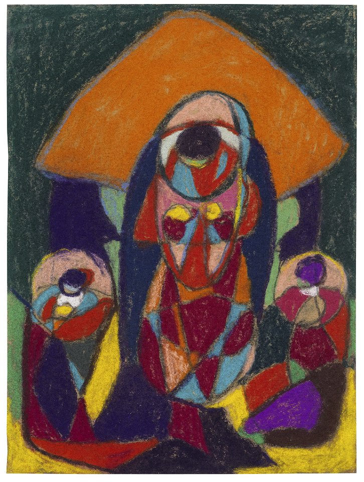 Adolf Hölzel Ohne Titel Pastell