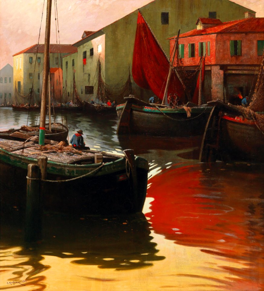 Adolf Kaufmann - Motif of Chioggia