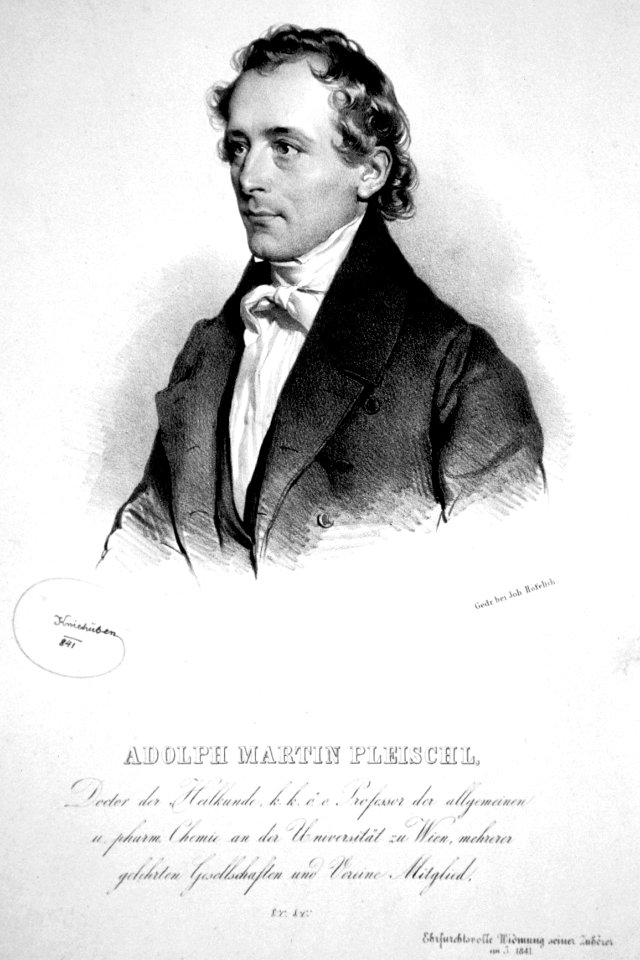 Adolf Martin Pleischl 1841 Litho