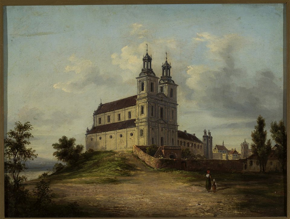 Adolf Kozarski - Pauline church and monastery at Skałka, Kraków - MP 2704 MNW - National Museum in Warsaw