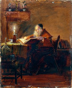 Adolf Pirsch - Lesender Eremit - 243 - Österreichische Galerie Belvedere