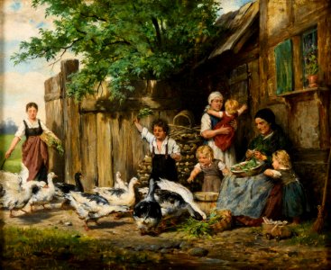 Adolf Müller Bauernfamilie