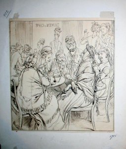 Adolf Oberländer - Im Damen-Café, 1879