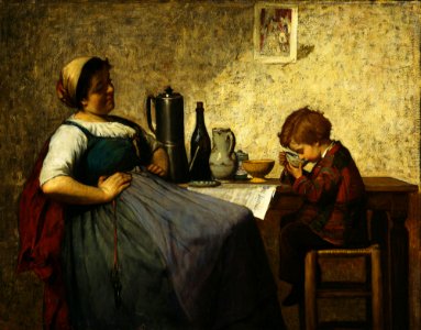 Adolf von Becker - Maternal Joy - A II 1540 - Finnish National Gallery