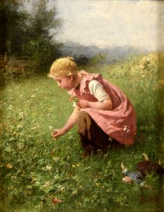 Adolf Lüben Die Blumenwiese