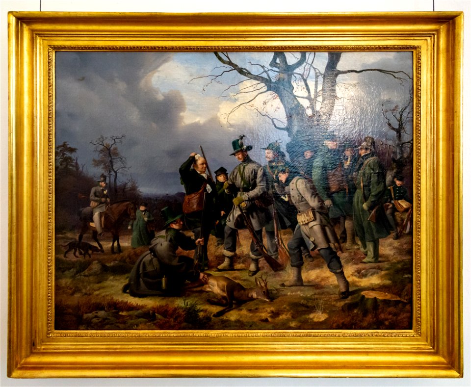 Adolf Schrödter-Jagdgesellschaft des Prinzen Friedrich von Preußen-4831