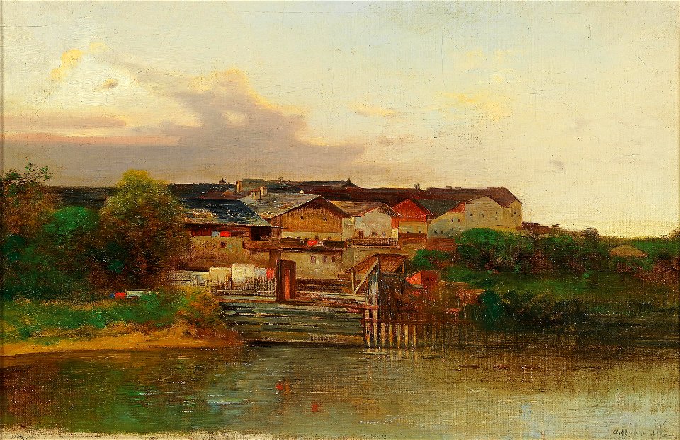 Adolf Obermüllner Wehr am Fluss