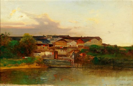 Adolf Obermüllner Wehr am Fluss