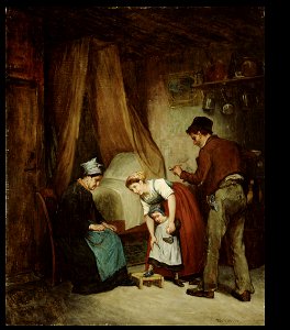 Adolf von Becker - A French Cobbler - A I 104 - Finnish National Gallery