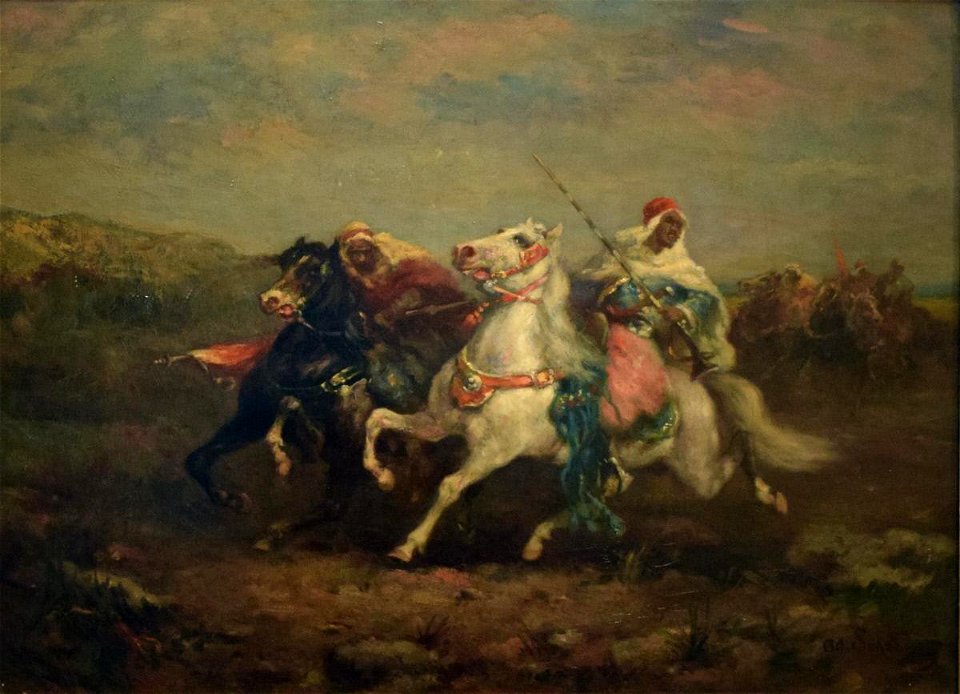 Adolf Schreyer - Arab Horsemen - 1917.8.1 - Reading Public Museum