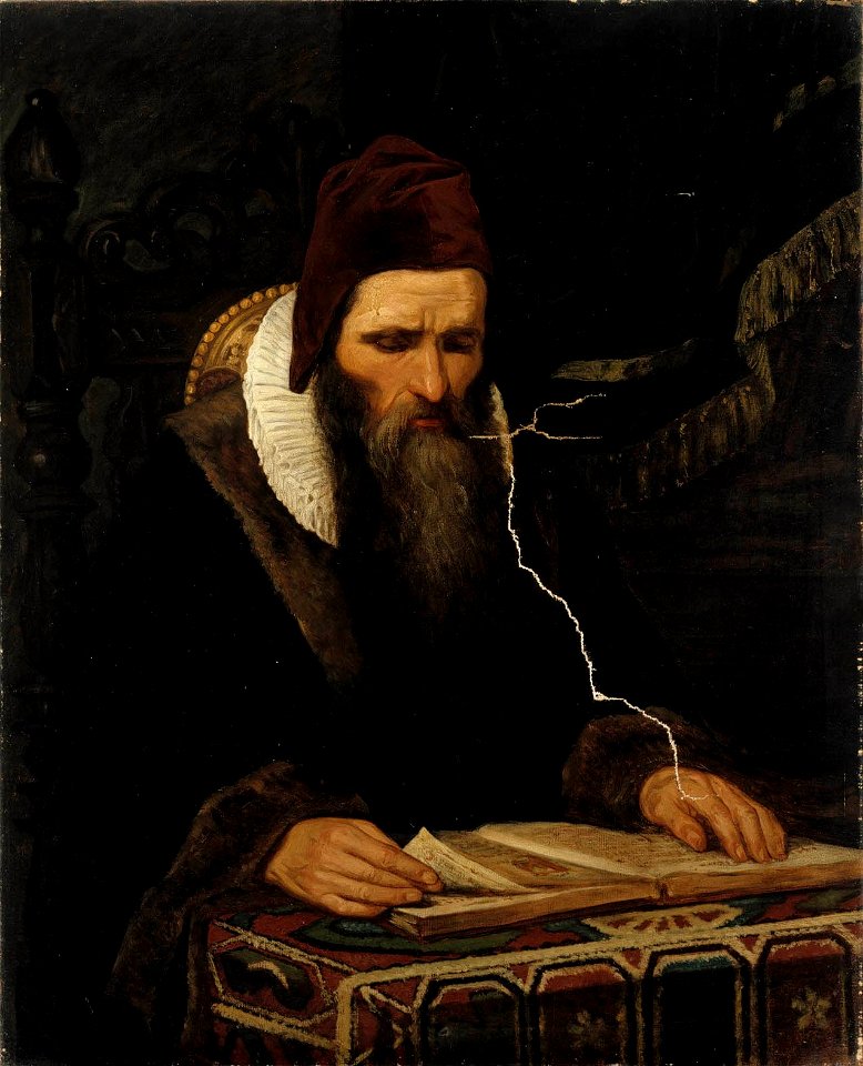 Adolf von Becker - Keskiajan oppinut - A I 101 - Finnish National Gallery