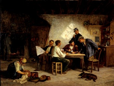 Adolf von Becker - A Game of Piquet